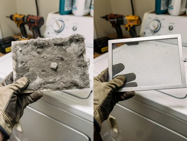 Professional lint trap cleaning by Palm Harbor Dryer Vent Cleaning in Palm Harbor