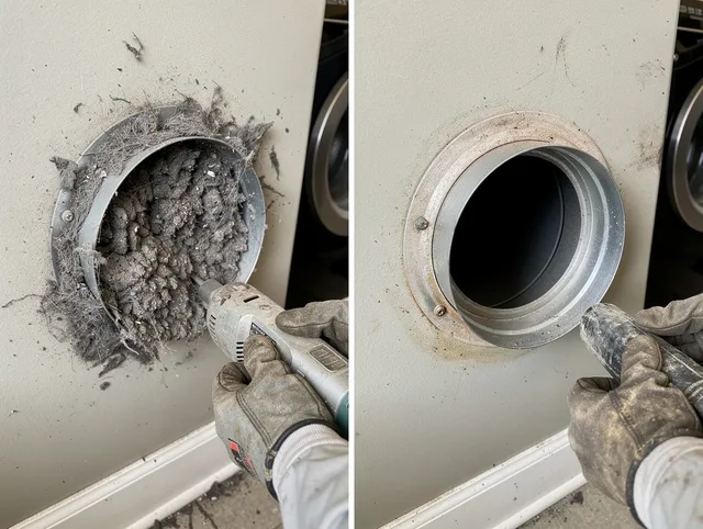 Professional clogged vent cleaning by Palm Harbor Dryer Vent Cleaning in Palm Harbor