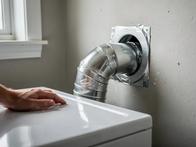 Palm Harbor Dryer Vent Cleaning expert performing professional dryer vent repair and installation in Palm Harbor